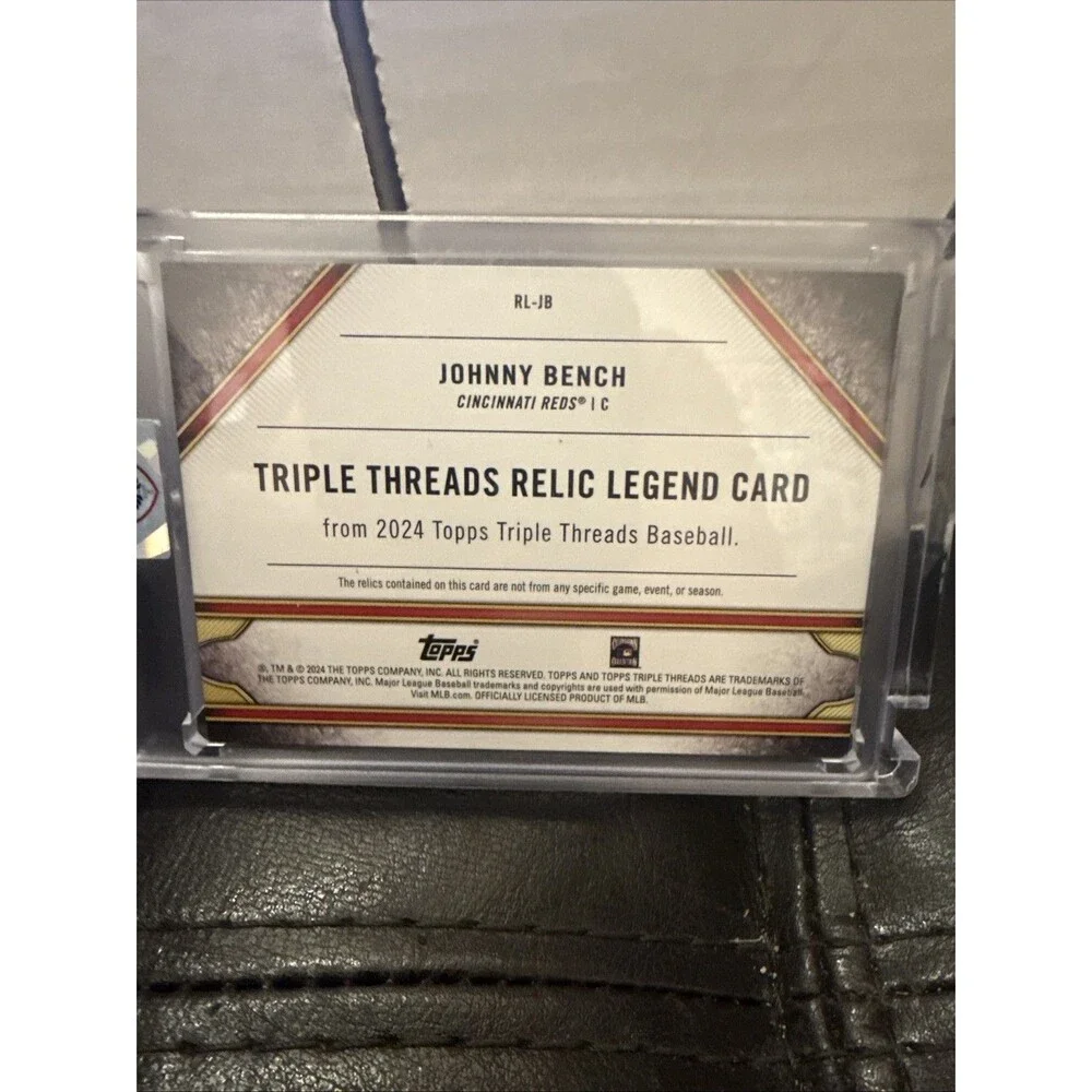 2024 Triple Threads Johnny Bench 